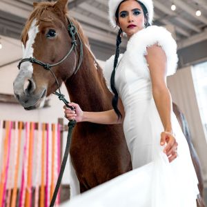 Peruvian Braids and Colors Winter Bridals- Utah Stylized Shoot