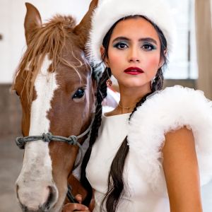 Peruvian Braids and Colors Winter Bridals- Utah Stylized Shoot