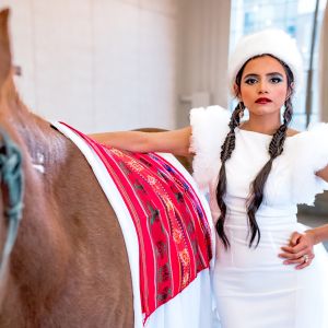 Peruvian Braids and Colors Winter Bridals- Utah Stylized Shoot