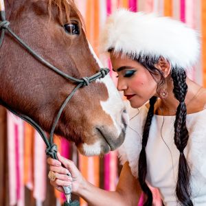 Peruvian Braids and Colors Winter Bridals- Utah Stylized Shoot