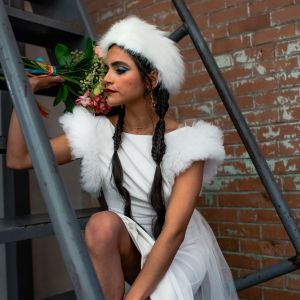 Peruvian Braids and Colors Winter Bridals- Utah Stylized Shoot