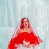 Utah Bridals at Ice Castles in Midway- Wed Utah &  Lucy L Photography LLC